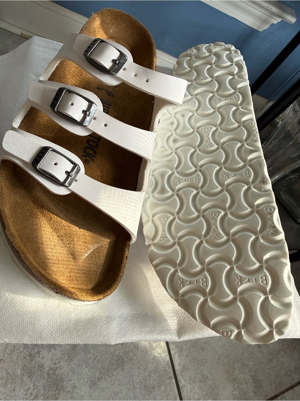 New  Birkenstock Florida 7/7.5 38